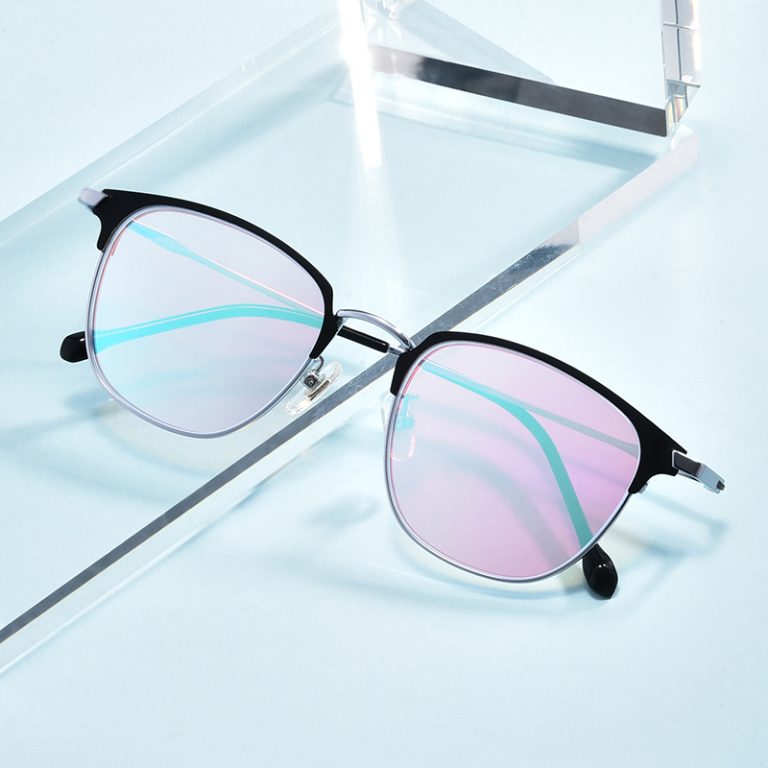 Okulary dla osób niewidomych w kolorze vintage fot