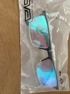 COVISN TPG-205 Color Blind Glasses UV Protect Indoor Outdoor 15g Gewicht Foto Review