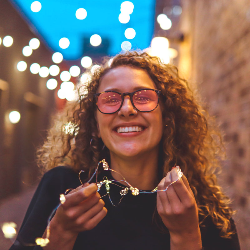 oler con gafas para daltónicos