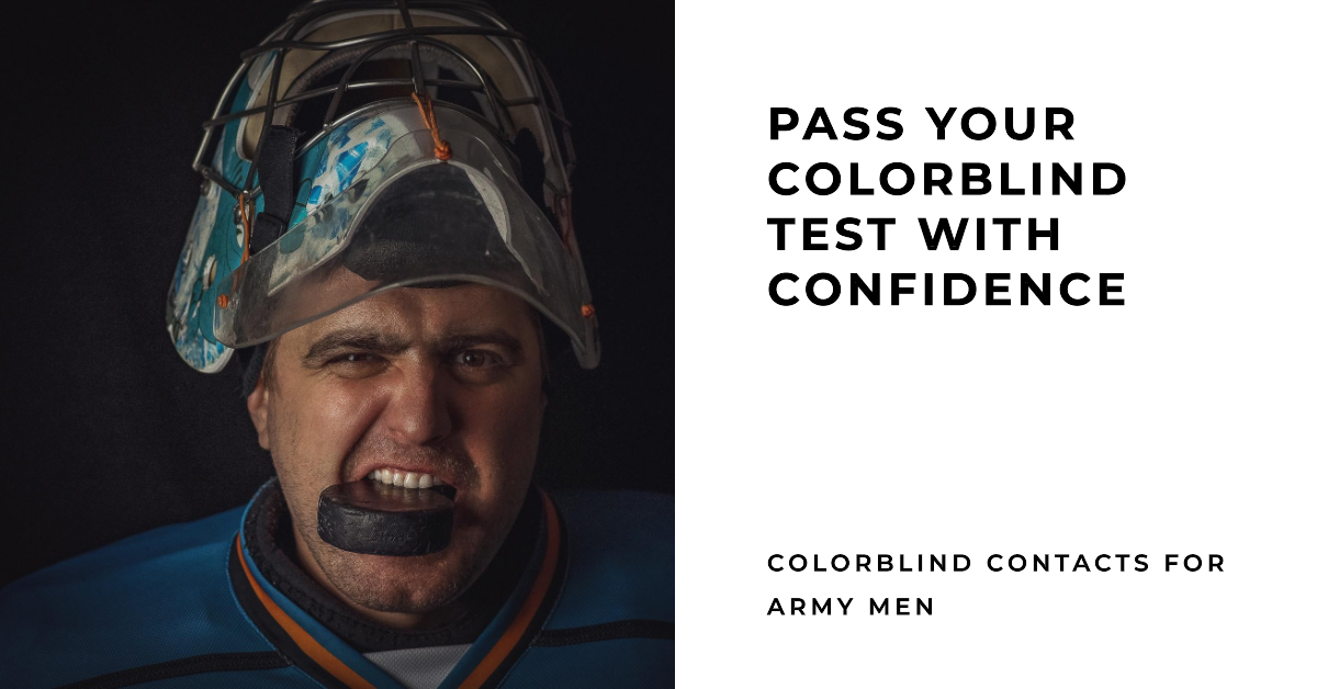 colorblind contacts help get better job in army