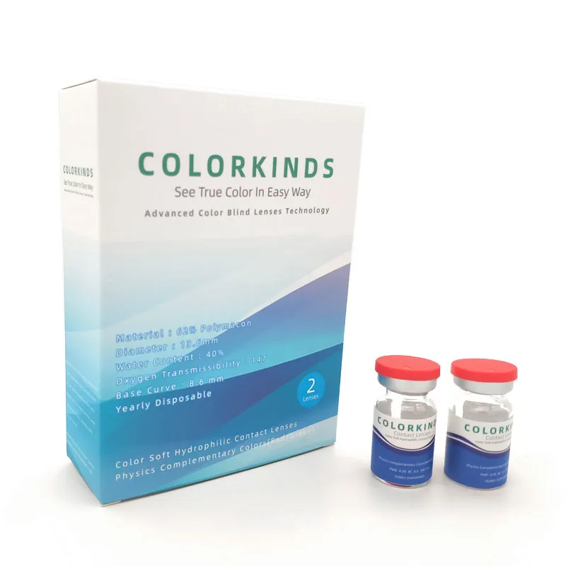 covisn colorblind contacts help marine  100% pass ishihara test